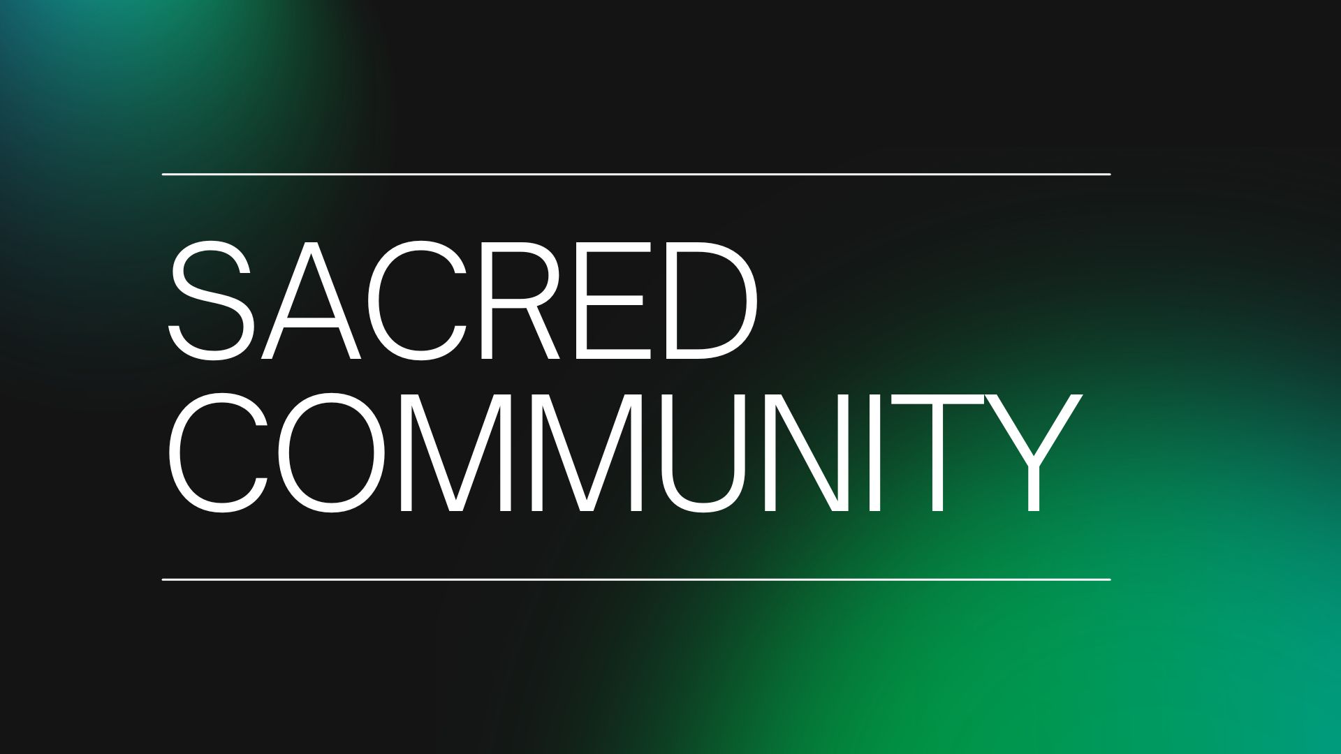 Sacred Community